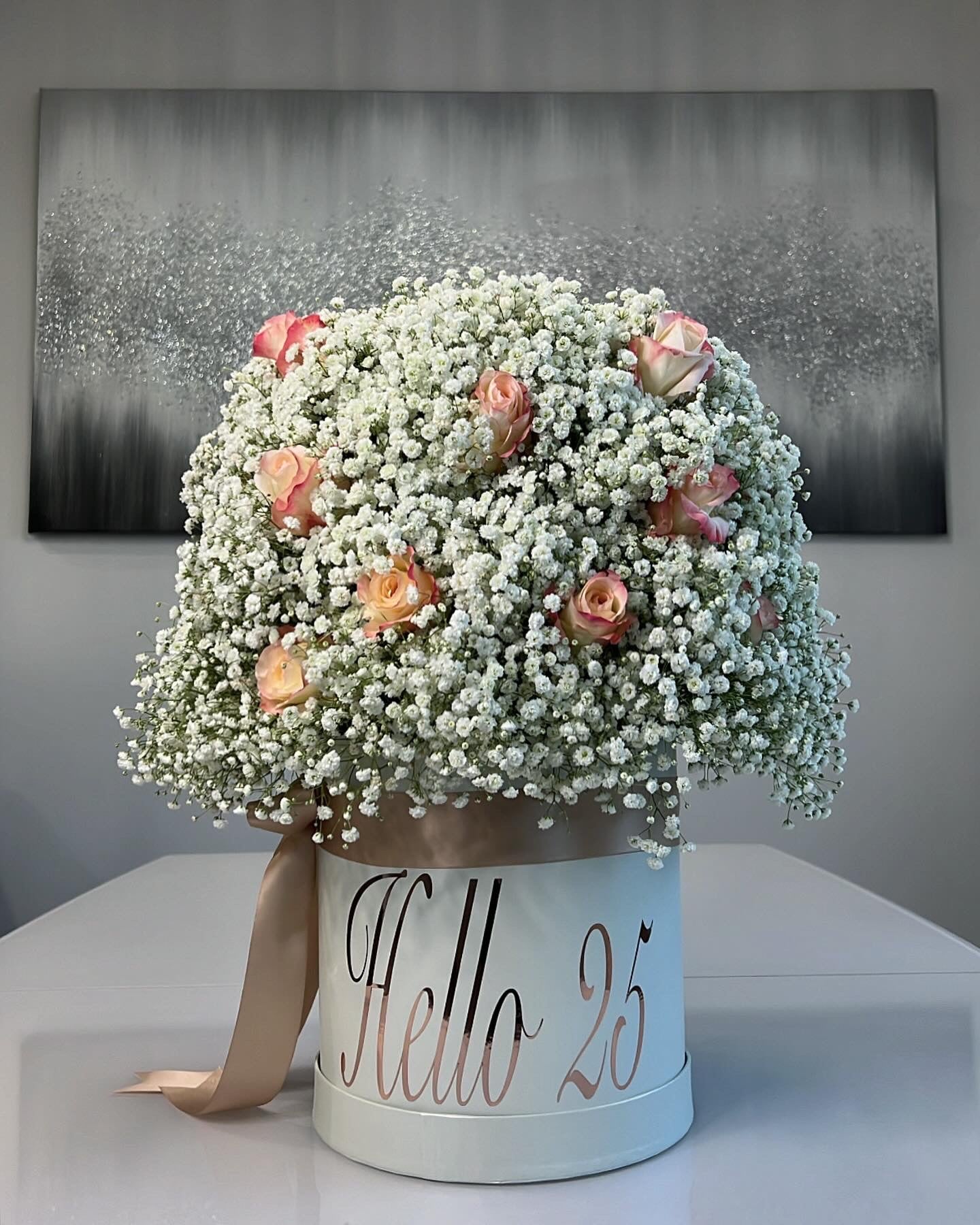 Majestic Love Baby’s Breath Large Centrepiece