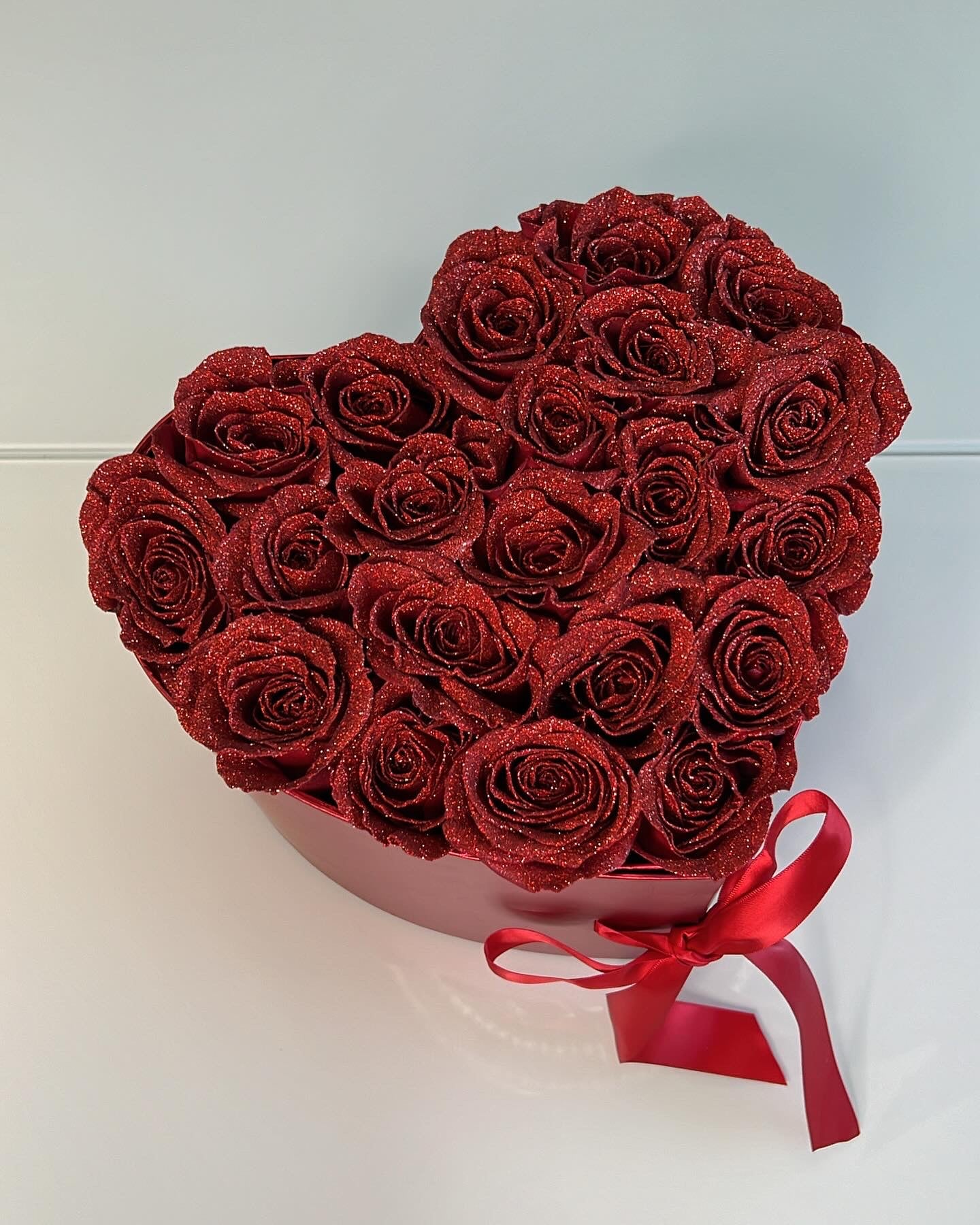 Romantic Heart Two Drawer Rose Box