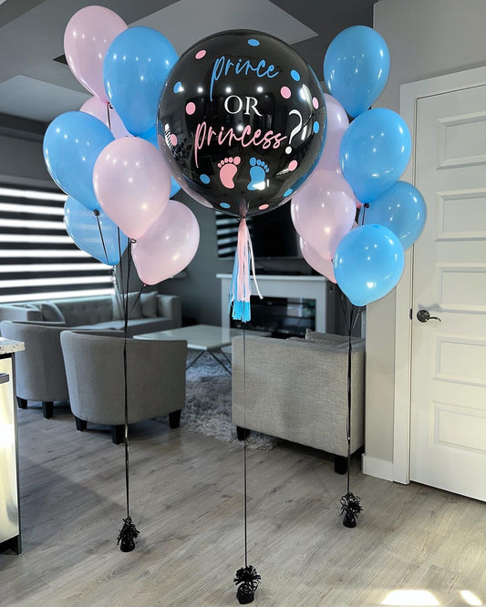 Gender Reveal Bobo With Helium